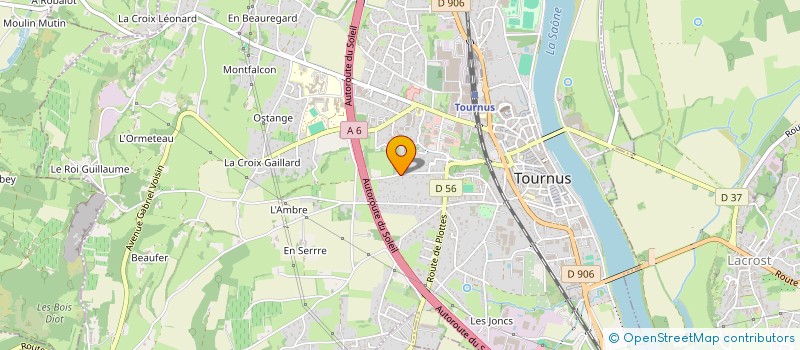 localisation de l'entreprise PETANQUE TOURNUSIENNE à TOURNUS