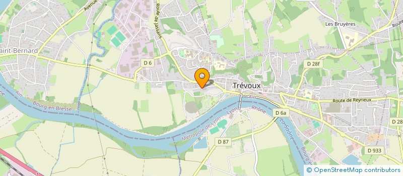 localisation de l'entreprise PETANQUE TREVOLTIENNE à TREVOUX