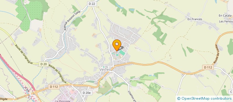 localisation de l'entreprise PETANQUE VERFEILLOISE  VERFEIL