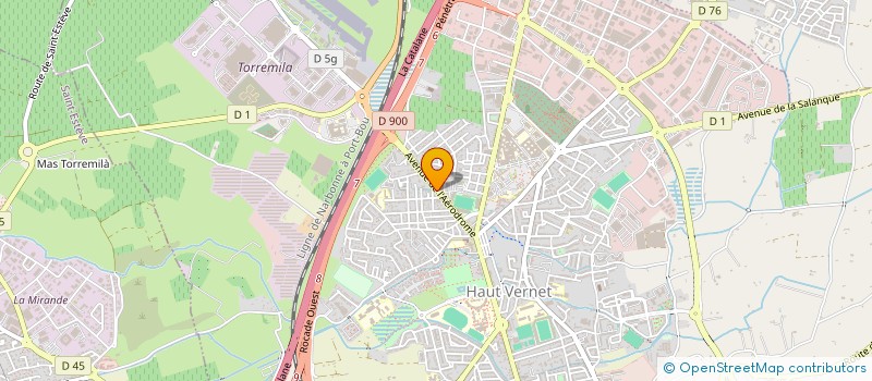 localisation de l'entreprise PETANQUE VERNETOISE  PERPIGNAN