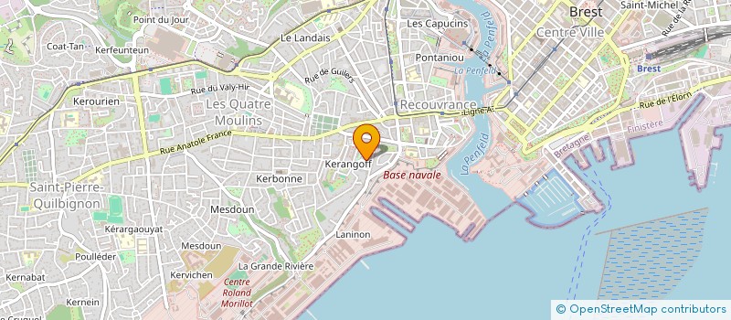 localisation de l'entreprise PETARADE DE BREST à BREST
