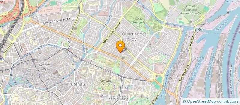 localisation de l'entreprise PETCLUB à STRASBOURG