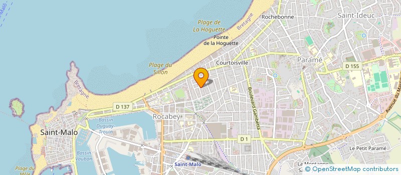 localisation de l'entreprise PETEGNIEF  SAINT-MALO