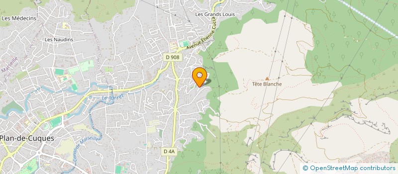 localisation de l'entreprise PETER  ALLAUCH