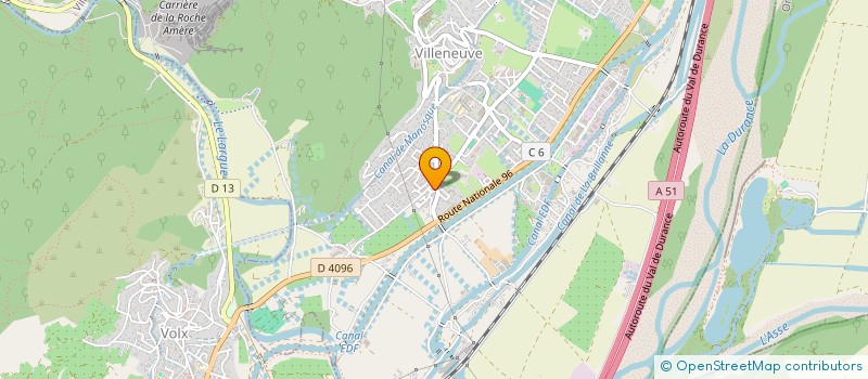 localisation de l'entreprise PETER EXPRESS  VILLENEUVE