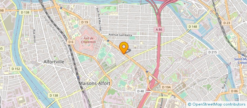 localisation de l'entreprise PETER GAROT EDERY  MAISONS-ALFORT