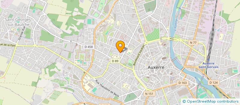 localisation de l'entreprise PETER-LAVANDOU à AUXERRE