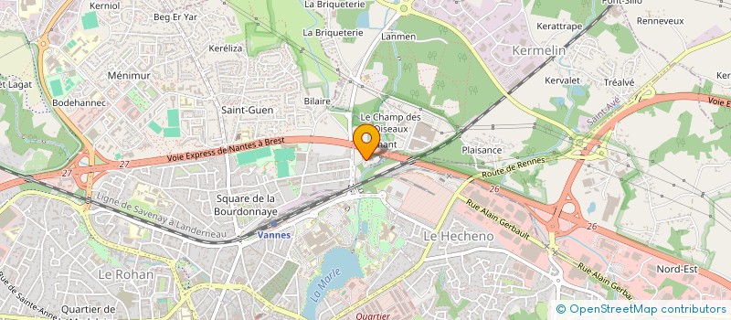 localisation de l'entreprise PETER PAON à VANNES