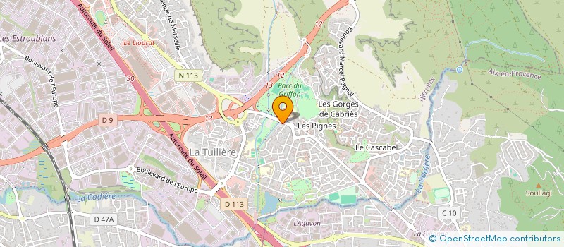 localisation de l'entreprise PETER WILSON STUDIO  SALON-DE-PROVENCE