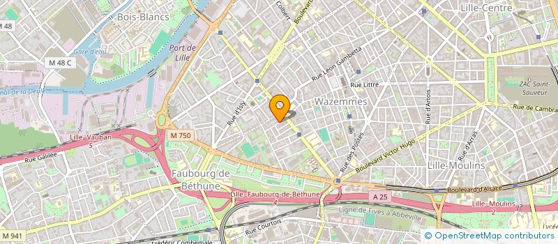 localisation de l'entreprise PETERSON à LILLE