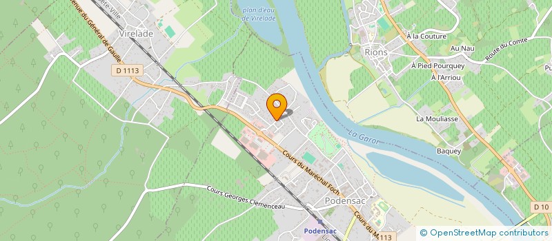 localisation de l'entreprise PETHITA  PODENSAC