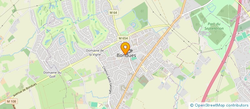 localisation de l'entreprise PETIAU RECEPTION  BONDUES