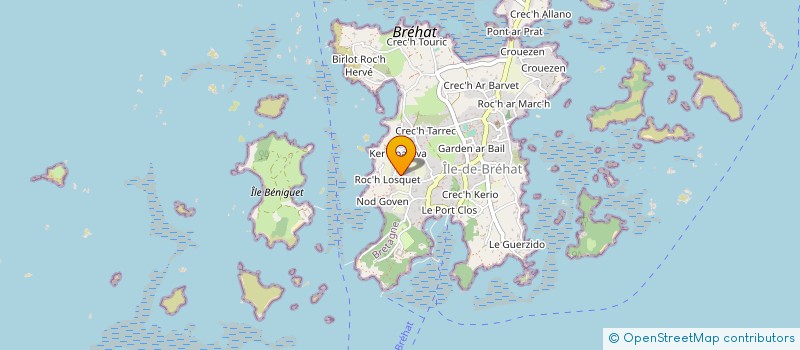localisation de l'entreprise PETIBON BAPTISTE à ILE-DE-BREHAT