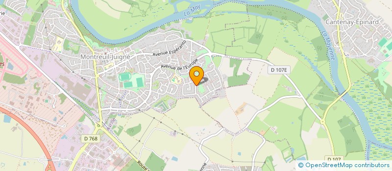 localisation de l'entreprise PETICHAR  MONTREUIL-JUIGNE