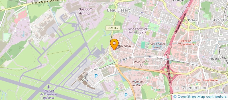 localisation de l'entreprise PETIDUBOS  MERIGNAC