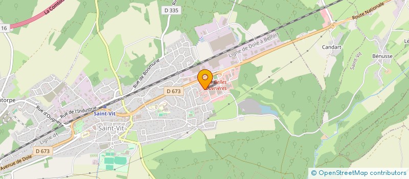 localisation de l'entreprise PETIGNY IMMOBILIER  SAINT-VIT