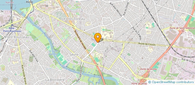 localisation de l'entreprise PETILLANTES RH à NANTES