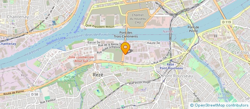 localisation de l'entreprise PETILLOT LOCATION SERVICES à REZE
