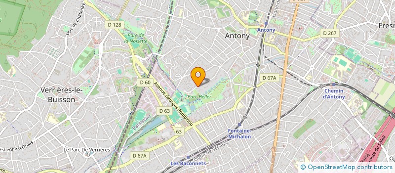localisation de l'entreprise PETILLOT PRIMEURS à ANTONY