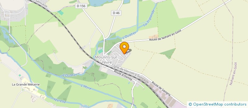 localisation de l'entreprise PETINE  MOULINS-SUR-YEVRE