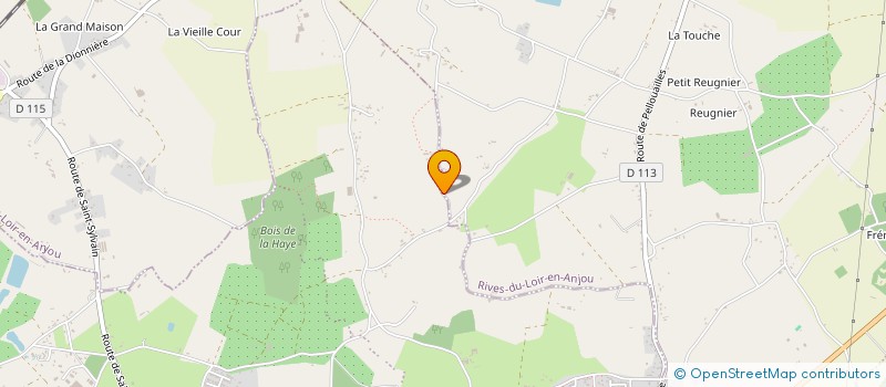 localisation de l'entreprise PETIOTE  RIVES-DU-LOIR-EN-ANJOU
