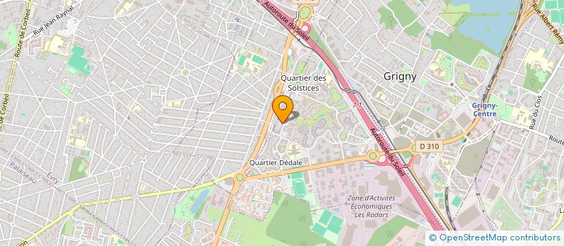 localisation de l'entreprise PETIPRIX à GRIGNY