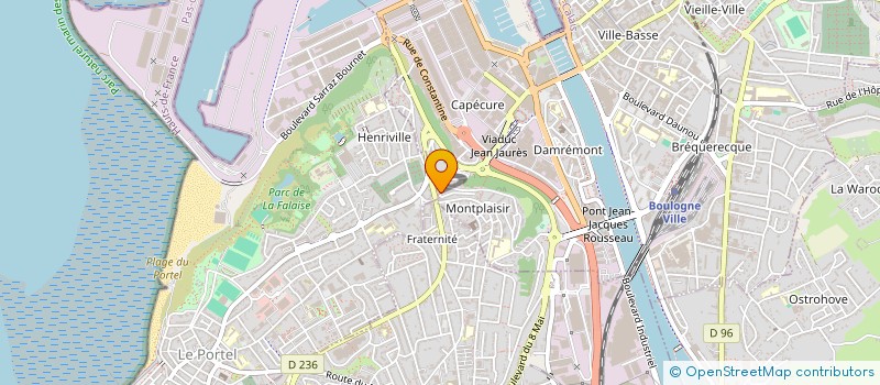 localisation de l'entreprise PETIT  BOULOGNE-SUR-MER