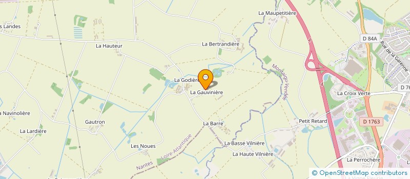 localisation de l'entreprise PETIT à VIEILLEVIGNE