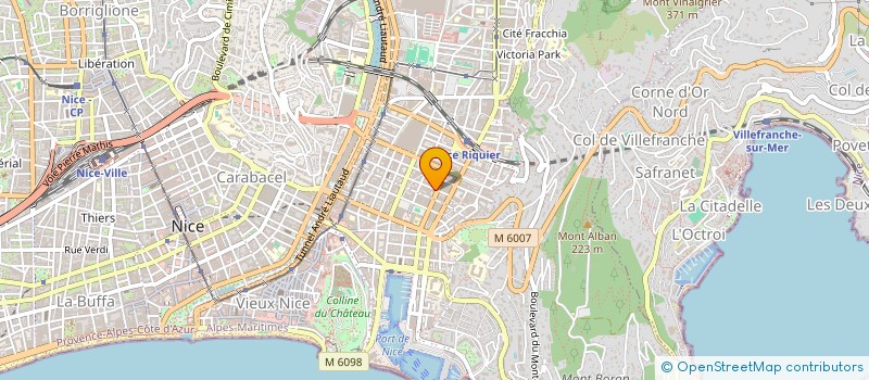 localisation de l'entreprise PETIT  NICE