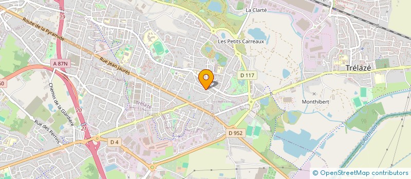 localisation de l'entreprise PETIT  TRELAZE