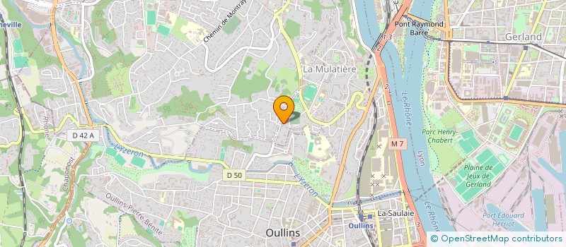 localisation de l'entreprise PETIT  LA MULATIERE