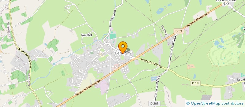 localisation de l'entreprise PETIT A PETIT  LENTIGNY