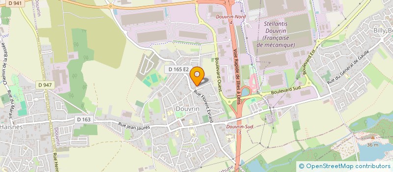 localisation de l'entreprise PETIT A PETIT  DOUVRIN