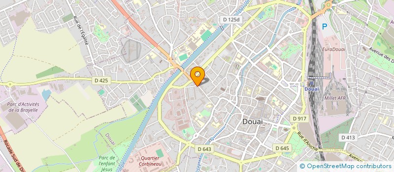 localisation de l'entreprise PETIT A PETIT à DOUAI