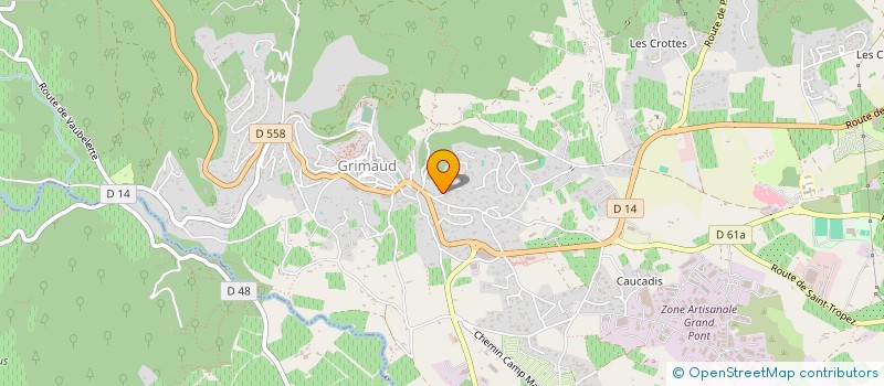 localisation de l'entreprise PETIT A PETON à GRIMAUD