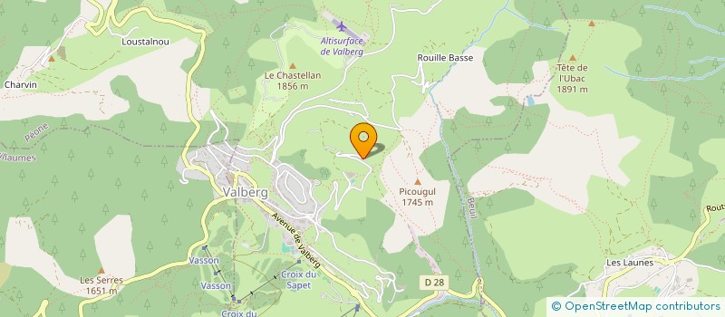 localisation de l'entreprise PETIT ALAIN & ASSOCIES  PEONE