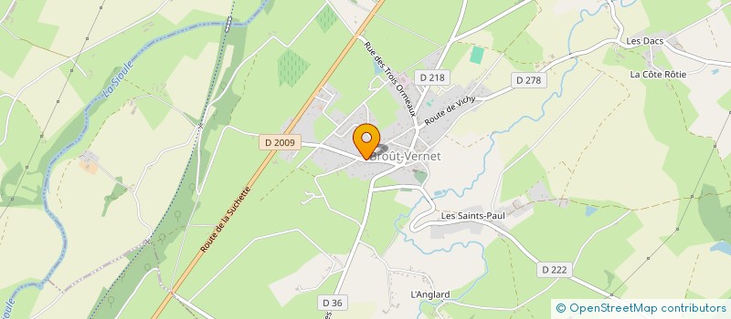 localisation de l'entreprise PETIT ANGE CLARA  BROUT-VERNET