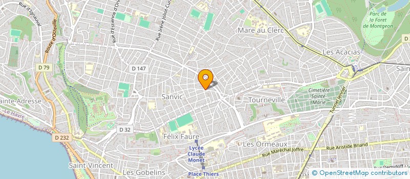 localisation de l'entreprise PETIT ARTISTE LOCAL à LE HAVRE