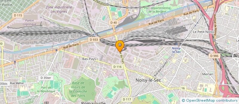 localisation de l'entreprise PETIT AUTOMATISMES  NOISY-LE-SEC