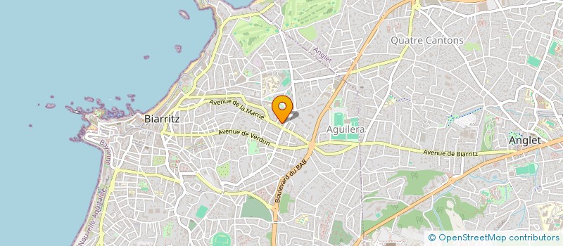 localisation de l'entreprise PETIT-BALDISSER à BIARRITZ