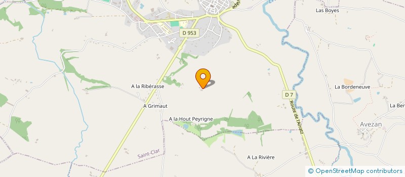 localisation de l'entreprise PETIT BARBAN  SAINT-CLAR