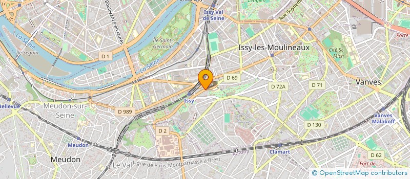localisation de l'entreprise PETIT BASSIN à ISSY-LES-MOULINEAUX