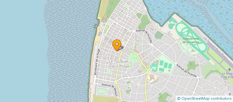 localisation de l'entreprise PETIT BD  LE TOUQUET-PARIS-PLAGE