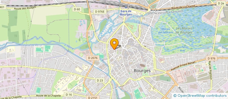 localisation de l'entreprise PETIT BIEN ETRE  BOURGES