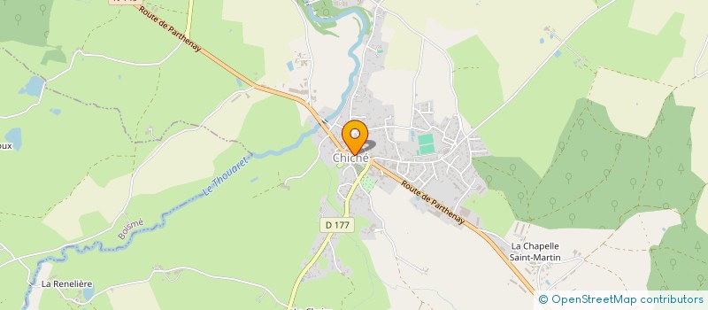 localisation de l'entreprise PETIT-BIRAULT  CHICHE