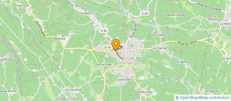 localisation de l'entreprise PETIT-BLANK  VILLIE MORGON