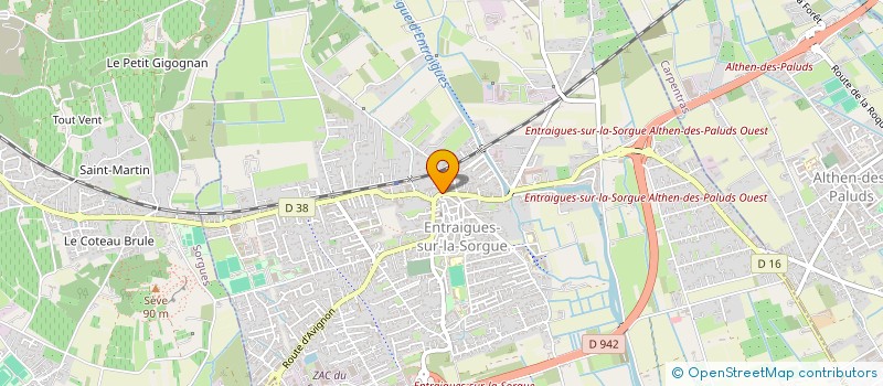 localisation de l'entreprise PETIT BNB  ENTRAIGUES-SUR-LA-SORGUE