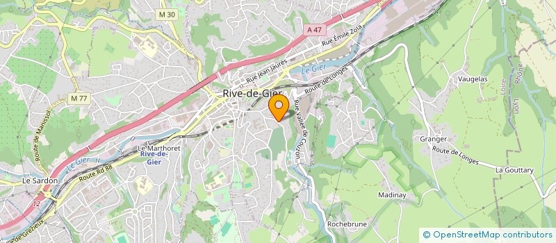 localisation de l'entreprise PETIT BOBOS à RIVE-DE-GIER
