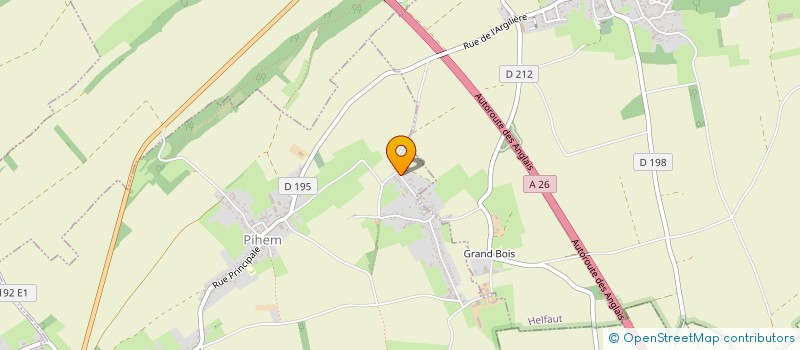 localisation de l'entreprise PETIT BOIS  PIHEM
