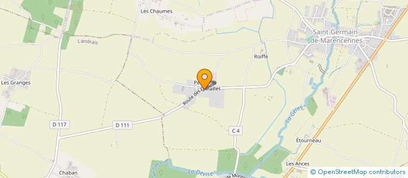 localisation de l'entreprise PETIT BOIS  SAINT-PIERRE-LA-NOUE